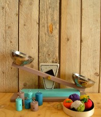 Balanza con aire retro