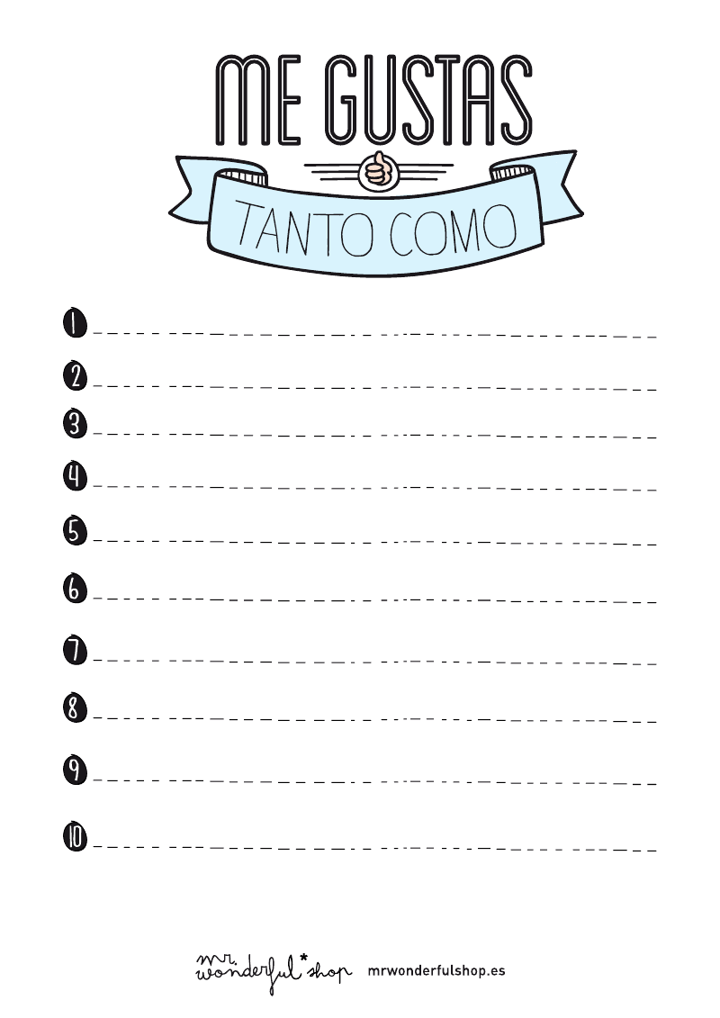 Me gustas tanto como....