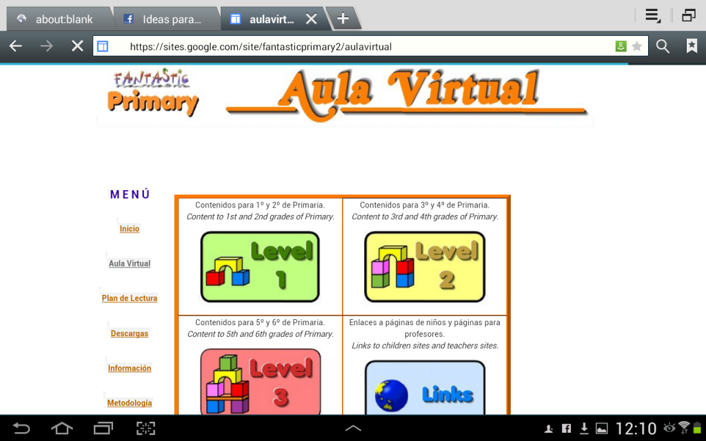 Aula virtual pag web