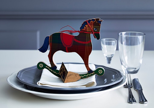 Complementos decoración mesa de Navidad