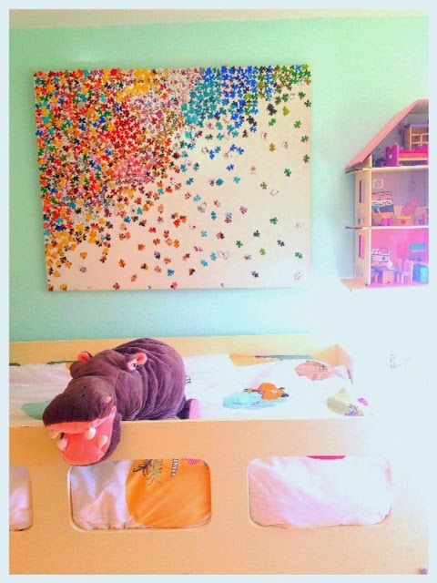 Decoración con puzzle