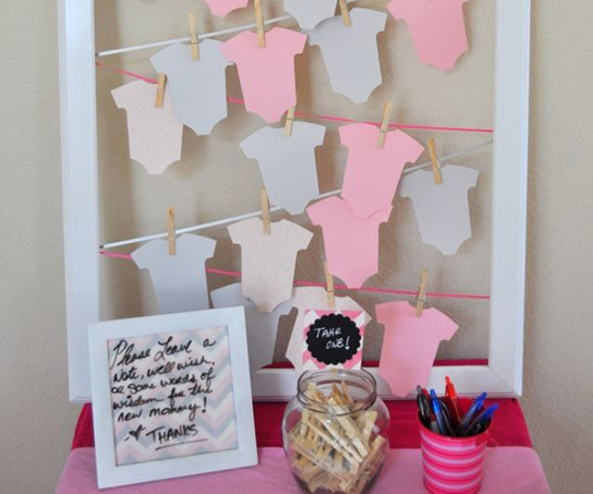 album firmas baby shower