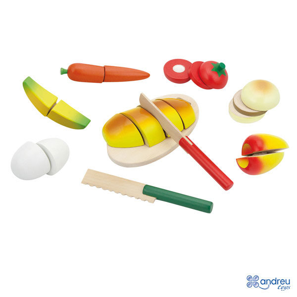 Juguete simbólico corte de alimentos